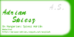 adrian spiesz business card